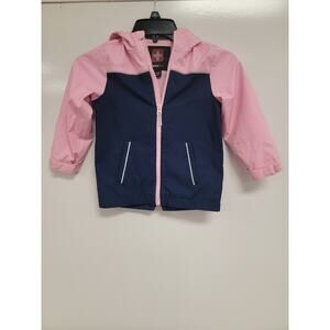 Girls Swiss Tech Hooded Lined Jacket Sz 4T Raincoat  0028
